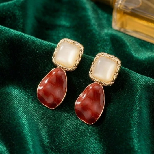 statement drop earrings