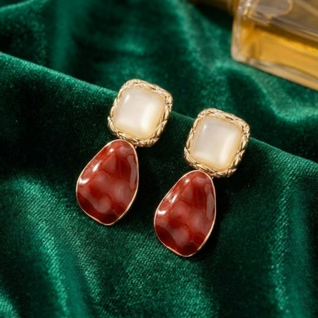 statement drop earrings