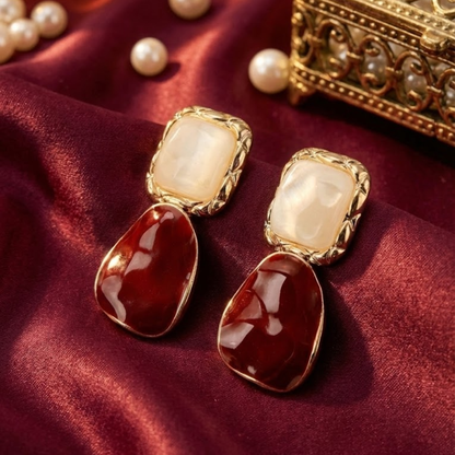 statement drop earrings